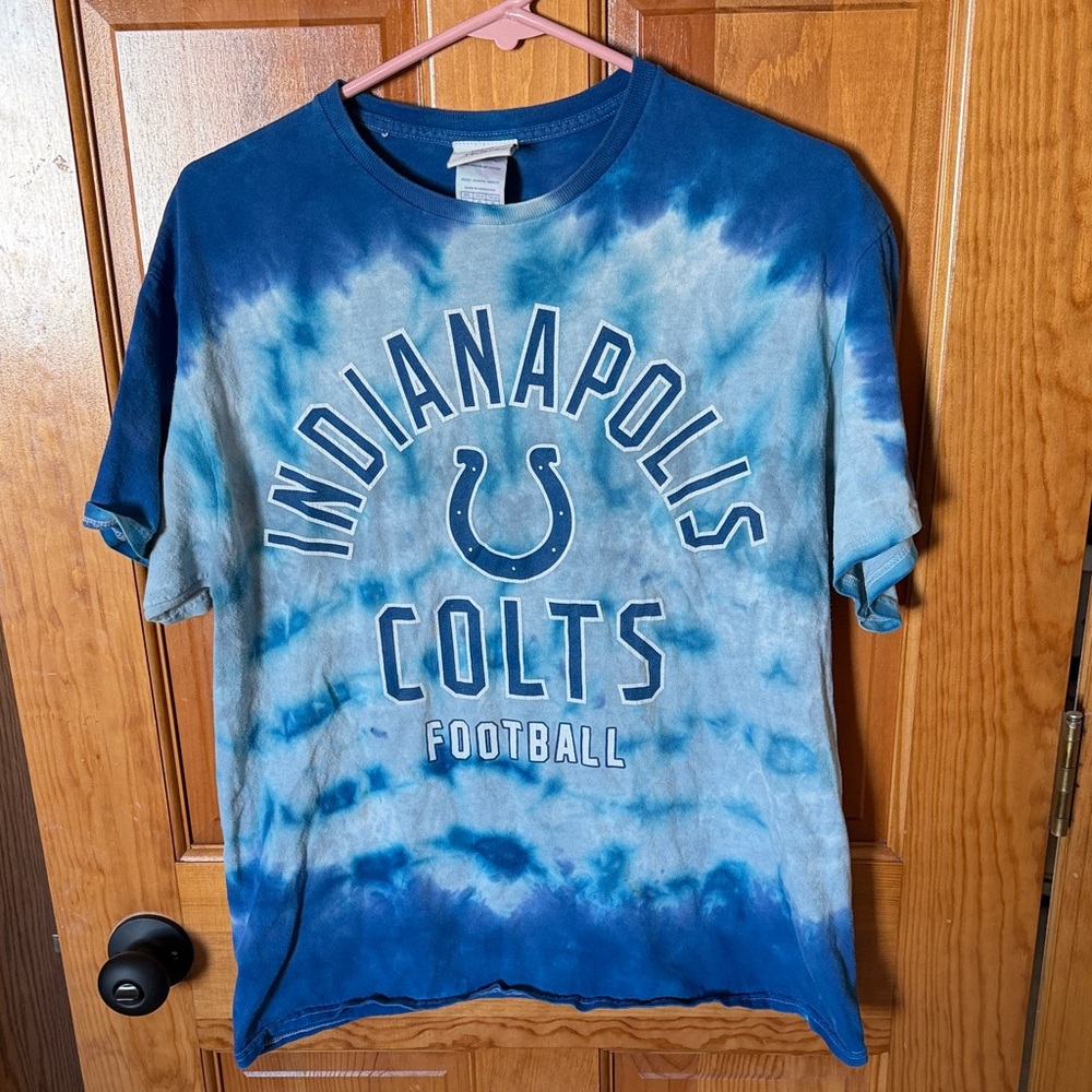 NFL Blue and White Tie-Dye Shirt